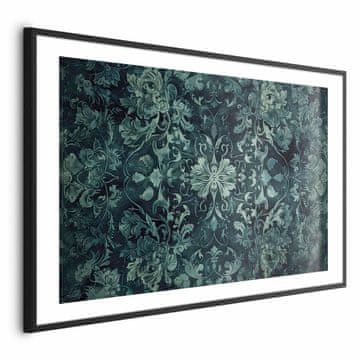 Artgeist Poster - Ukrasi za tepihe u smaragdnim nijansama