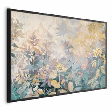 Artgeist Poster - Uzorak tapiserije sa šarenim cvijećem