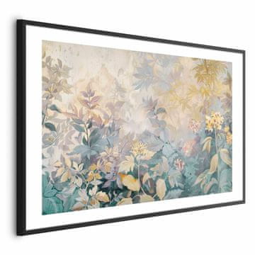 Artgeist Poster - Uzorak tapiserije sa šarenim cvijećem
