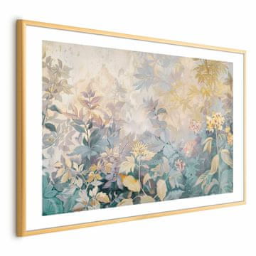 Artgeist Poster - Uzorak tapiserije sa šarenim cvijećem