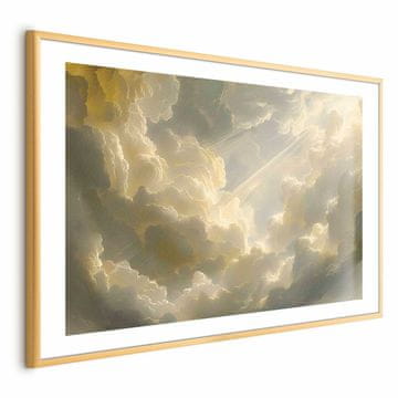 Artgeist Poster - Zapanjujuća igra boja na pozadini oblaka
