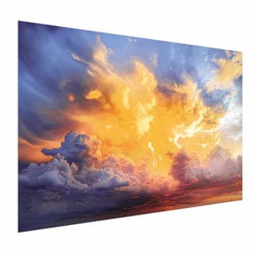 Artgeist Poster - Prekrasan zalazak sunca - oblaci u toplim nijansama