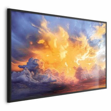Artgeist Poster - Prekrasan zalazak sunca - oblaci u toplim nijansama