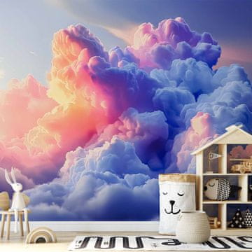 Artgeist Fototapeta - Oblaci kao da su naslikani: umjetnički kistovi zore oslikavaju nebo