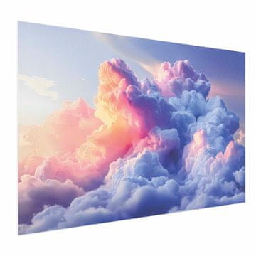 Artgeist Poster - Oblaci kao da su naslikani: umjetnički kistovi zore oslikavaju nebo