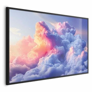 Artgeist Poster - Oblaci kao da su naslikani: umjetnički kistovi zore oslikavaju nebo