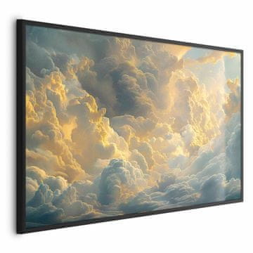 Artgeist Poster - Posljednji dah dana: oblaci obasjani večernjim sjajem