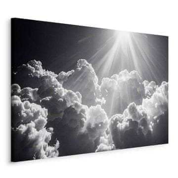 Artgeist Slika - Nada u oblacima: Inspirativne sunčeve zrake - Probudite emocije
