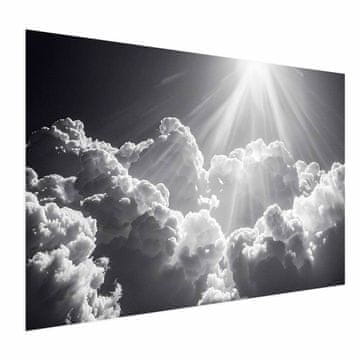 Artgeist Poster - Nada u oblacima: Inspirativne zrake sunčeve svjetlosti - Probudite emocije
