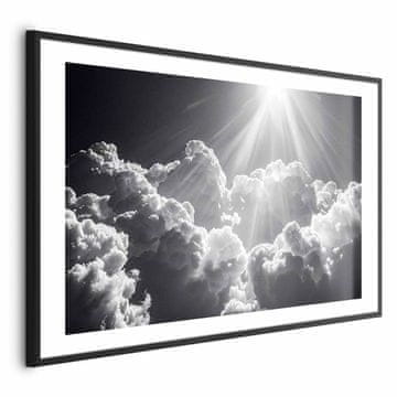 Artgeist Poster - Nada u oblacima: Inspirativne zrake sunčeve svjetlosti - Probudite emocije