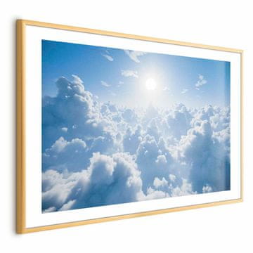 Artgeist Poster - Nebeski mir: Tople zrake sunca