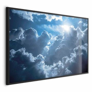 Artgeist Poster - Animirani krajolik: Sunce se bori s oblacima