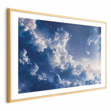 Artgeist Poster - Zvjezdani oblaci i nježna svjetlost nad kutkom neba