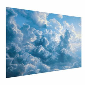 Artgeist Poster - Ocean u zraku: Oblaci koji se njišu odražavaju jutarnje svjetlo