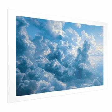 Artgeist Poster - Ocean u zraku: Oblaci koji se njišu odražavaju jutarnje svjetlo