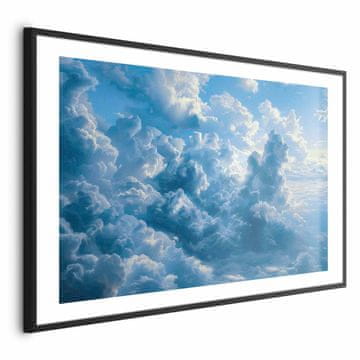 Artgeist Poster - Ocean u zraku: Oblaci koji se njišu odražavaju jutarnje svjetlo