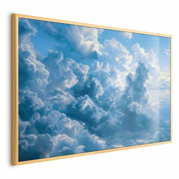 Artgeist Poster - Ocean u zraku: Oblaci koji se njišu odražavaju jutarnje svjetlo