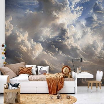 Artgeist Foto tapeta - Zlatni odsjaji na oblacima koji najavljuju zalazak sunca