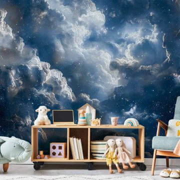 Artgeist Fototapeta - Astronomska čuda: Oblaci i zvijezde u harmoniji