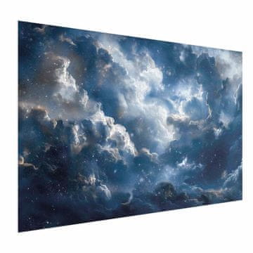 Artgeist Poster - Astronomska čuda: Oblaci i zvijezde u harmoniji