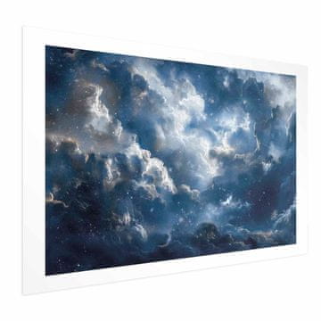 Artgeist Poster - Astronomska čuda: Oblaci i zvijezde u harmoniji