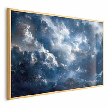 Artgeist Poster - Astronomska čuda: Oblaci i zvijezde u harmoniji