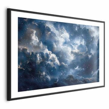 Artgeist Poster - Astronomska čuda: Oblaci i zvijezde u harmoniji