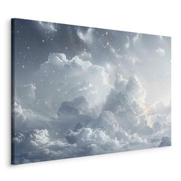 Artgeist Slika - Astralni mir: Zvijezde razasute iznad nježnih oblaka