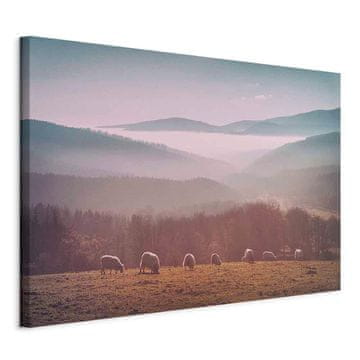 Artgeist Slika - Ovca naspram planinskog krajolika (1 dio) - životinje u prirodi