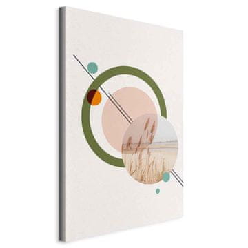 Artgeist Slika - Geometrijski pejzaž (1-dijelni) vertikalni
