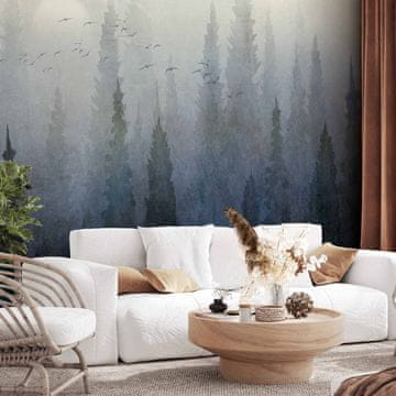 Artgeist Foto tapeta - Let iznad šume - druga varijanta
