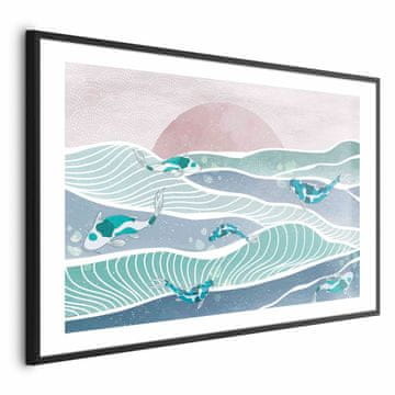 Artgeist Poster - Riba u valovima