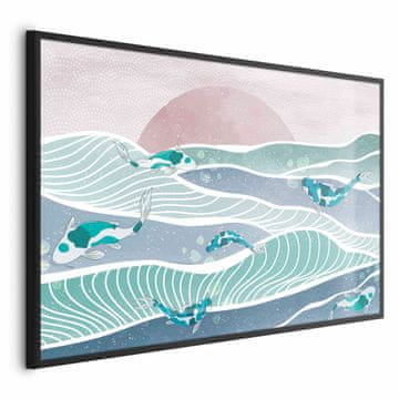 Artgeist Poster - Riba u valovima