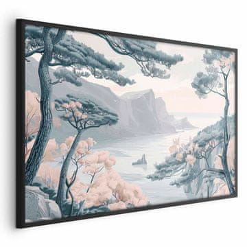 Artgeist Poster - Plava obala u nježnim bojama