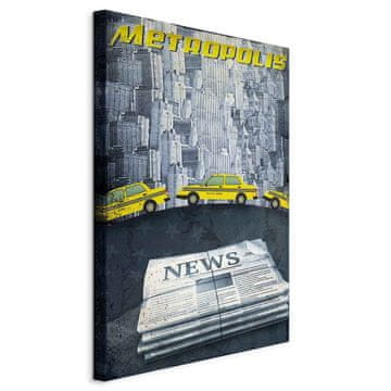 Artgeist Slika - Metropolis (1 dio) vertikalna