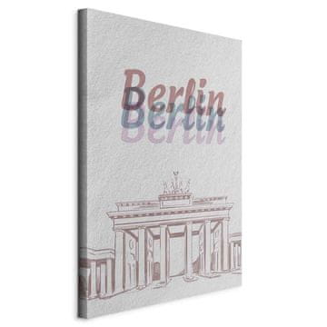 Artgeist Slika - Berlin u akvarelima (1 dio) vertikalno