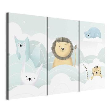 Artgeist Slika - Zoološki vrt iz bajke (3 dijela)