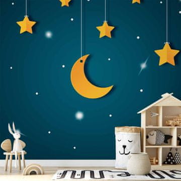 Artgeist Foto tapeta - Nebo - krajolik tirkiznog neba noću sa zvijezdama za djecu