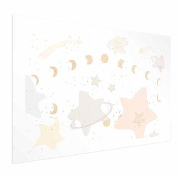 Artgeist Poster - Mjesec i zvijezde