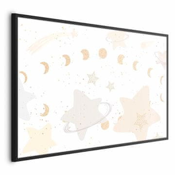 Artgeist Poster - Mjesec i zvijezde