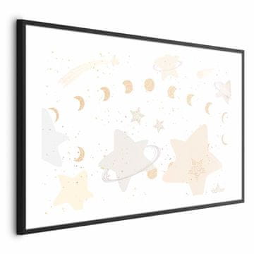 Artgeist Poster - Mjesec i zvijezde