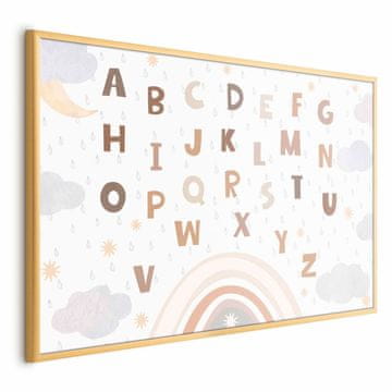 Artgeist Poster - Slova u prigušenim bojama