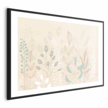 Artgeist Poster - Pastelno-bež proplanak