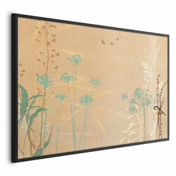 Artgeist Poster - Ptica na livadi