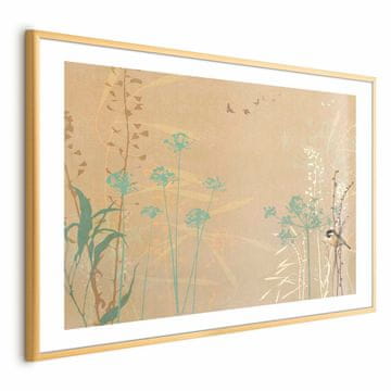 Artgeist Poster - Ptica na livadi