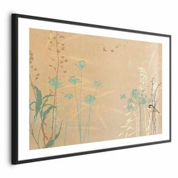 Artgeist Poster - Ptica na livadi