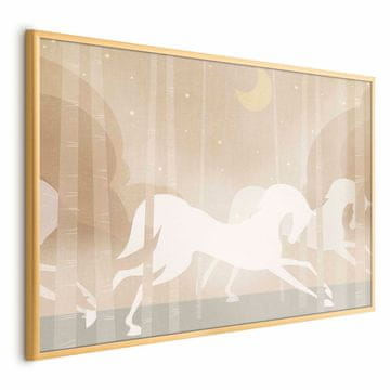Artgeist Poster - Trkaći konji