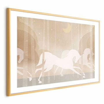 Artgeist Poster - Trkaći konji