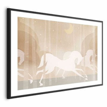 Artgeist Poster - Trkaći konji