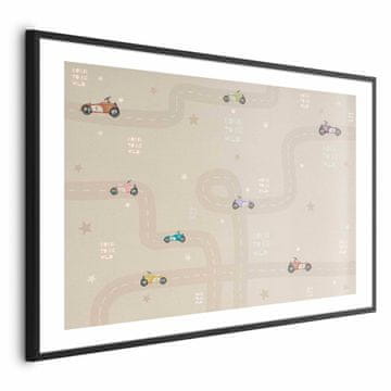 Artgeist Poster - Trkaći automobili